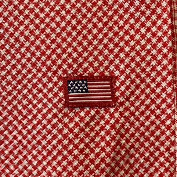 Bill Blass Sleeveless Button Down Top Women's Sz M Red Gingham #331G - Picture 9 of 11